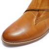 imageMona flying Womens Comfortable Leather Ankle Booties Stylish Low Heel Dress Short BootsBrown