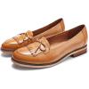 imageMona flying Womens Leather Tassel Loafer Dress Casual Slip on Flat Office Work Shoes for LadiesBrown