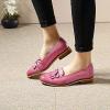 imageMona flying Womens Leather Tassel Loafer Dress Casual Slip on Flat Office Work Shoes for LadiesPink