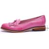 imageMona flying Womens Leather Tassel Loafer Dress Casual Slip on Flat Office Work Shoes for LadiesPink