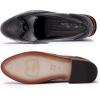 imageMona flying Womens Leather Tassel Loafer Slip on Wingtip Brogue Dress Casual Flat Office Work Shoes for LadiesBlack