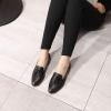 imageMona flying Womens Leather Tassel Loafer Slip on Wingtip Brogue Dress Casual Flat Office Work Shoes for LadiesBlack