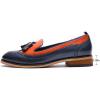 imageMona flying Womens Leather Tassel Loafer Slip on Wingtip Brogue Dress Casual Flat Office Work Shoes for LadiesBluepumpkin Red