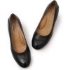 imageMona flying Womens Leather Closed Toe 2 Inch Mid Wedges Heels with Arch Support Round Toe Comfortable Dress Pumps for Women LadiesPitch Black