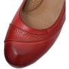 imageMona flying Womens Leather Closed Toe 2 Inch Mid Wedges Heels with Arch Support Round Toe Comfortable Dress Pumps for Women LadiesPurplish Red