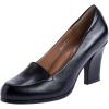 imageMona flying Womens Leather Closed Round Toe Chunky High Heel Pumps Formal Court Shoes Office Work Dress Shoes for LadiesAtrous