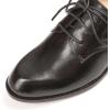 imageMona flying Womens Handmade Two Tone Dress Oxfords Saddle Derby Comfy Lace up Leather Shoes for LadiesDark Black