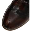 imageMona flying Womens Leather Chunky Heel Monk Strap Oxfords Wingtip Ladies Mid Heel Dress Loafers Pumps Shoes with BuckleWine Black