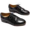 imageMona flying Womens Tassel Oxfords Derby Comfortable Lace up Leather Flat Office Work Shoes for LadiesBlack