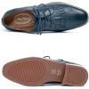 imageMona flying Womens Tassel Oxfords Derby Comfortable Lace up Leather Flat Office Work Shoes for LadiesBlue