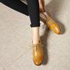 imageMona flying Womens Leather Perforated Laceup Oxfords Brogue Wingtip Derby Shoes for ladis WomenBrown