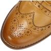 imageMona flying Womens Wingtip Oxfords Brogue Comfortable Handmade Lace up Leather Shoes for LadiesBrown