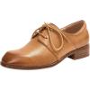 imageMona flying Womens Handmade Two Tone Dress Oxfords Derby Comfy Lace up Leather Shoes for LadiesBrownish