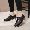 imageMona flying Womens Comfortable Dress Oxfords Derby Laceup Leather Shoes for LadiesBlack