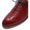 imageMona flying Womens Comfortable Saddle Oxfords Brogue Laceup Leather Shoes for LadiesRed