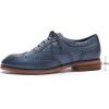 imageMona flying Womens Comfortable Wingtip Oxfords Brogue Saddle Laceup Leather Shoes for LadiesBlue
