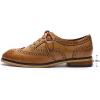 imageMona flying Womens Comfortable Wingtip Oxfords Brogue Saddle Laceup Leather Shoes for LadiesBrown
