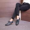 imageMona flying Womens Leather Perforated Laceup Oxfords Brogue Derby Shoes for LadiesBlue