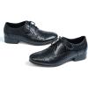 imageMona flying Womens Leather Perforated Laceup Oxfords Brogue Derby Shoes for LadiesPure Black