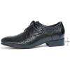 imageMona flying Womens Leather Perforated Laceup Oxfords Brogue Derby Shoes for LadiesPure Black