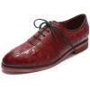 imageMona flying Womens Comfortable Saddle Oxfords Brogue Laceup Leather Shoes for LadiesRed