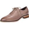 imageMona flying Womens Pointed Toe Leather Oxfords Brogue Stylish Lace up Leather Shoes for WorkCoffee
