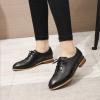 imageMona flying Wingtip Oxfords for Women Laceup Leather Shoes for LadiesBlack