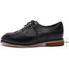 imageMona flying Wingtip Oxfords for Women Laceup Leather Shoes for LadiesBlack