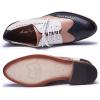 imageMona flying Womens Comfortable Multicolored Wingtip Oxfords Brogue Laceup Leather Shoes for Womens LadiesBluedusty Pinkoffwhite