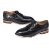 imageMona flying Womens Comfortable Multicolored Wingtip Oxfords Brogue Laceup Leather Shoes for Womens LadiesDeep Black