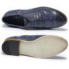 imageMona flying Womens Leather Flat Oxfords Shoes for Women Perforated Laceup Wingtip Vintage Brogues ShoesBlue3