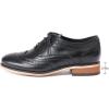 imageMona flying Womens Handcrafted Comfy Wingtip Oxfords Brogue Ladies Lace up Leather ShoesBlack