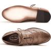 imageMona flying Womens Handcrafted Comfy Wingtip Oxfords Brogue Ladies Lace up Leather ShoesDark Coffee