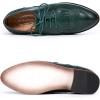 imageMona flying Womens Handcrafted Wingtip Oxfords Brogue Vintage Lace up Leather Shoes for LadiesBlackish Green