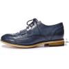 imageMona flying Womens Handcrafted Wingtip Oxfords Brogue Vintage Lace up Leather Shoes for LadiesBlue