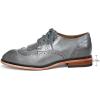 imageMona flying Womens Handcrafted Wingtip Oxfords Brogue Vintage Lace up Leather Shoes for LadiesLight Grey Green