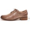 imageMona flying Womens Handmade Dress Oxfords Derby Comfortable Lace up Leather Flat Office Work Shoes for LadiesDark Brown