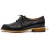imageMona flying Womens Handmade Dress Oxfords Derby Comfy Lace up Leather Shoes for LadiesBlack