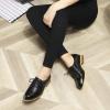imageMona flying Womens Handmade Dress Oxfords Derby Comfy Lace up Leather Shoes for LadiesBlack