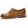 imageMona flying Womens Handmade Dress Oxfords Derby Comfy Lace up Leather Shoes for LadiesBrown