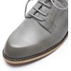 imageMona flying Womens Handmade Dress Oxfords Derby Comfy Lace up Leather Shoes for LadiesGrey