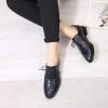 imageMona flying Womens Leather Perforated Laceup Oxfords Brogue Wingtip Shoes for Ladies WomenBlueblack