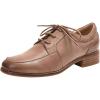 imageMona flying Womens Handmade Dress Oxfords Derby Comfortable Lace up Leather Flat Office Work Shoes for LadiesDark Brown