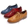 imageMona flying Womens Handmade Wingtip Oxfords Comfy Lace up Brogue Leather Shoes for LadiesBrown