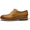 imageMona flying Womens Printed Oxfords Brogue Derby Ladies Lace up Leather ShoesBrown