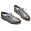 imageMona flying Womens Printed Oxfords Brogue Derby Ladies Lace up Leather ShoesGrey